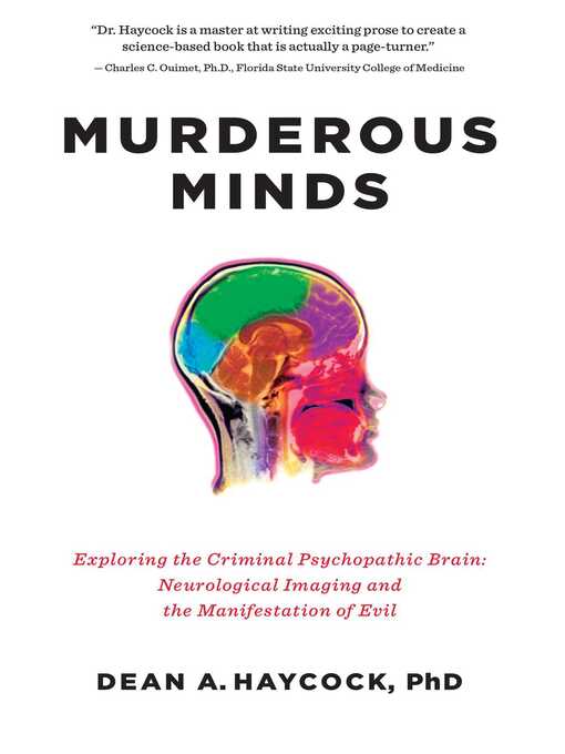 Title details for Murderous Minds by Dean A. Haycock - Wait list